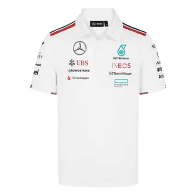 (XL) Mercedes-AMG Team Polo Shirt (White)