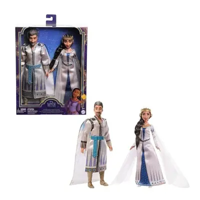 Wish 2-Doll Set, King Magnifico & Queen Amaya Posable Fashion Dolls with Removable Outfits & Acc