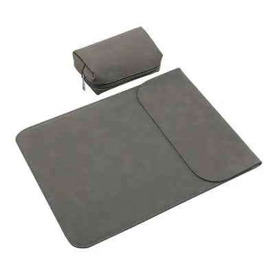 (Dark Grey, Inch) Laptop Sleeve Bag Laptop Protective Case With Power Adapter Storage Bag for 13