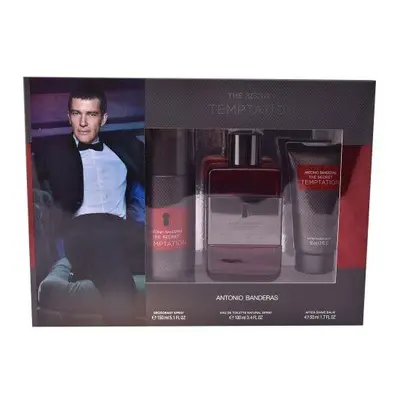 Antonio Banderas The Secret Temptation Pcs Set For Men: 3.4 Eau De Toilette Spray + 1.7 After Sh