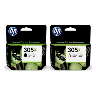 HP 305XL Multipack Black + Colour Ink (3YM62AE + 3YM63AE) for HP Deskjet 2700, HP DeskJet 2720, 