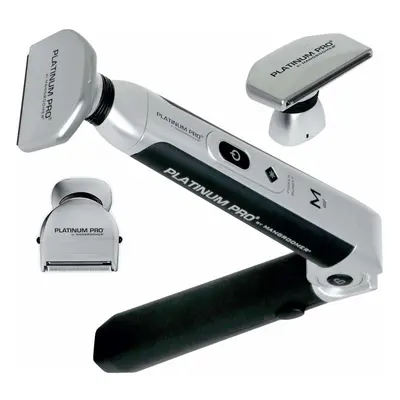 PLATINUM PRO by MANGROOMER - New Back Shaver with Shock Absorber Flex Heads, Power Hinge, Extrem