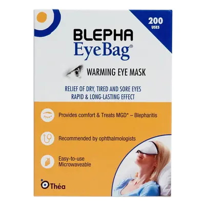 Blepha EyeBag Warming Eye Mask, Relief of Dry, Tired & Sore Eyes, Microwaveable