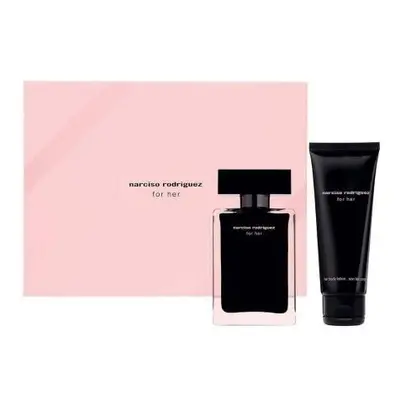 Narciso Rodriguez For Her Pcs Set: 1.6 Eau De Toilette Spray + 2.5 Body Lotion