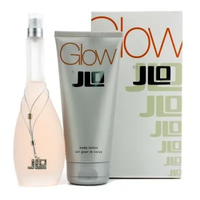 J Lo Glow Pcs Set: 3.4 Edt Sp + 6.7 Body Lotion