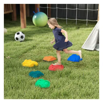 AIYAPLAY Balance Stepping Stones, PCS River Stones for Kids Ages Years