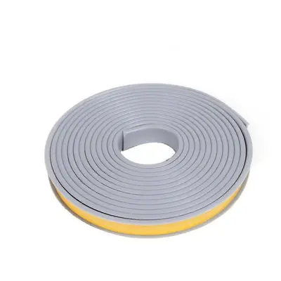 (20mm, Gray) 10m Self Adhesive U-shaped Edge Banding Strip Tape Furniture Veneer Protector