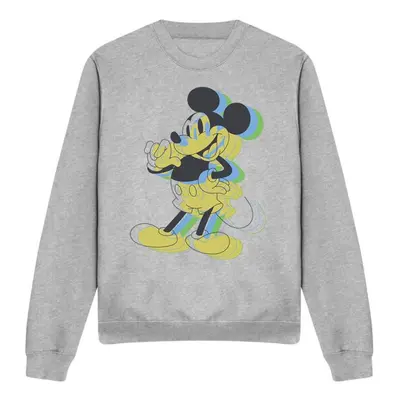 (XL, Sport Heather) Disney Unisex Adult Trippy Mickey Mouse Sweatshirt