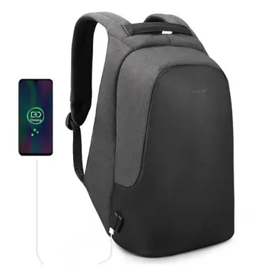 (black,grey, 30*16*44cm) Tigernu Anti Theft Backpack Water Repellent 15.6 Inch Usb Charging Caus