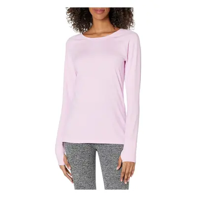 Amazon Essentials Women's Brushed Tech Stretch Long-Sleeve Crewneck Shirt (Available in Plus Siz