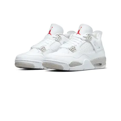 (UK7) Air Jordan Retro White Oreo Men's AJ4