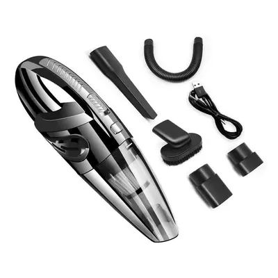 Handheld Car Vacuum Cordless Cleaner Usb Charger Wet Dry Strong Cyclone Suction Lightweight Port