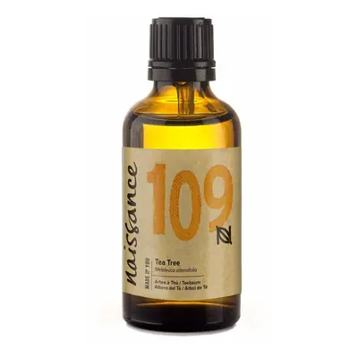 Naissance Tea Tree Essential Oil (#109) 50ml - Pure, Natural, Cruelty Free, Vegan & Undiluted