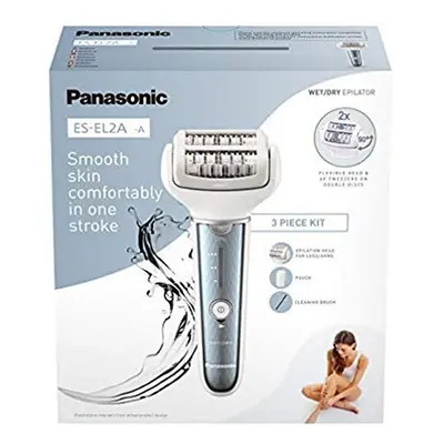 Panasonic ES-EL2A Wet and Dry Epilator with Speeds & LED Light (Blue)