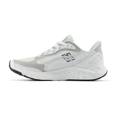 New Balance Women's Fresh Foam Arishi V4 Running Shoe Nb White/Silver Metallic/Black 7.5