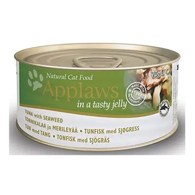 Applaws Tuna & Seaweed 70G Cat Food 24PK (Jelly), Pack of