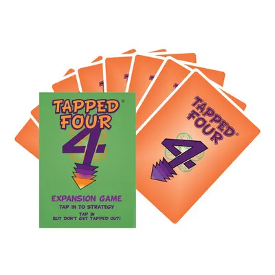 Tapped Four Expansion Card Game - Party Game Up to Players - Friends Family Fun Luck Laughter an