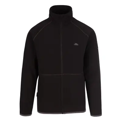 (M, Black) Trespass Male Fleece Full Front Zip Faxfleet