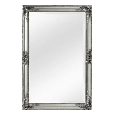 Premier Housewares Rustic Vintage Silver Finish Wall Mirror