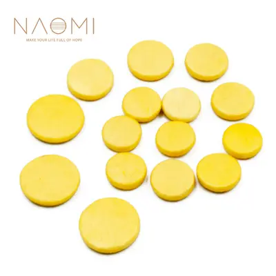 NAOMI 15Pcs/1 set Piccolo Pads For Piccolo Replacement Woodwind Parts Accessories Yellow Color P