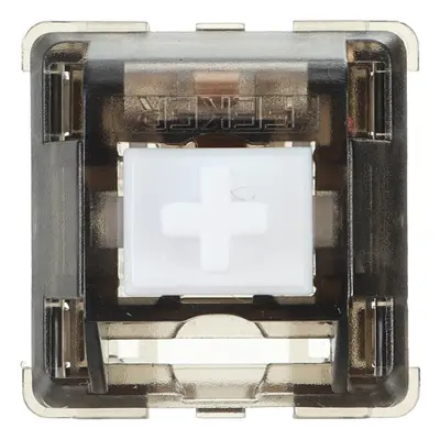 Feker 70 Pcs Mechanical Switches 3Pin Smokey Tactile White Switch for DIY CHERRY MX Mechanical G