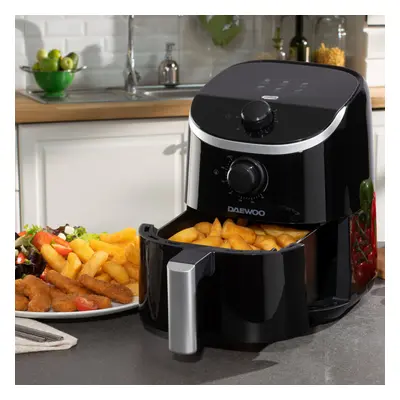 Daewoo Compact Air Fryer Litre Mini Space Saving Energy Efficient Adjustable Thermostat