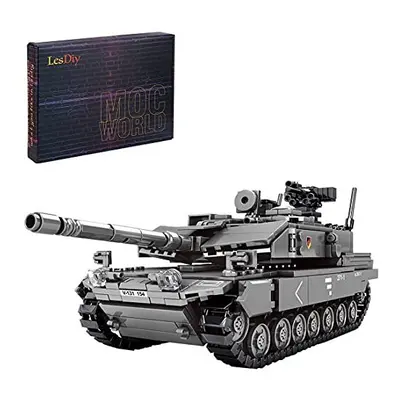 ColiCor Technic Tank Building Model Kits, 898pcs German Leopard 2A7 Military Tank Construction S