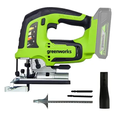 Greenworks Tools Cordless Jigsaw GD24JS (Li-Ion V 25.4 mm Blade Length Stitches per Minute Tool-