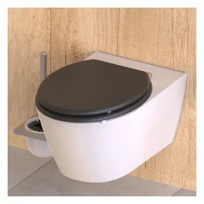 SCH?TTE Toilet Seat with Soft-Close Bathroom WC Bidet Seat Accessories Kit