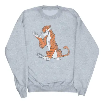 (XL, Heather Grey) Disney Womens/Ladies The Jungle Book Classic Shere Khan Sweatshirt