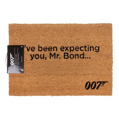 James Bond I've Been Expecting You Mr Bond Brown Door Mat Home Decor