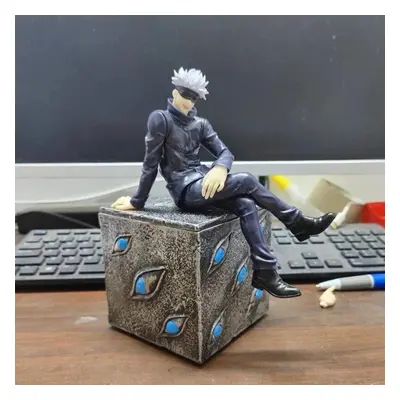 (multicolor) Anime Gojo Satoru Action Figure Jujutsu Kaisen Prison Realm Gojo Figure Statue Prop