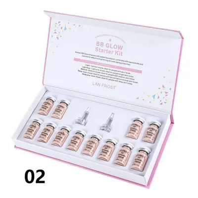 (as the picture, 02) 12pcs/box Bb Glow Long-lasting Liquid Foundation Essence Korean Semi-perman