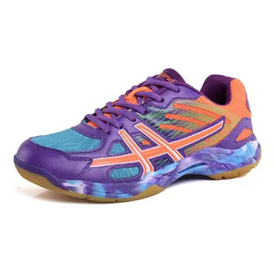 (purple, 38) Sale Women Size 36 Authentic Badminton Shoes Kids Professional Table Tennis Shoes C