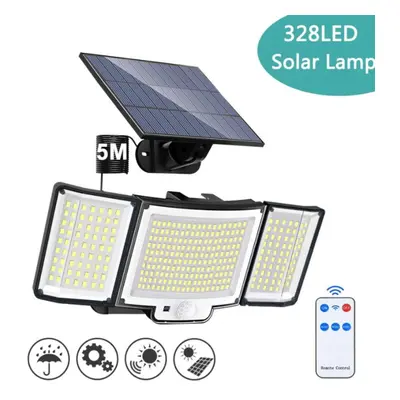 (328LED) New Led Solar Wall Lamp Outdoor Street Lamp Ip65 Waterproof Spotlight Motion Sensor Sol