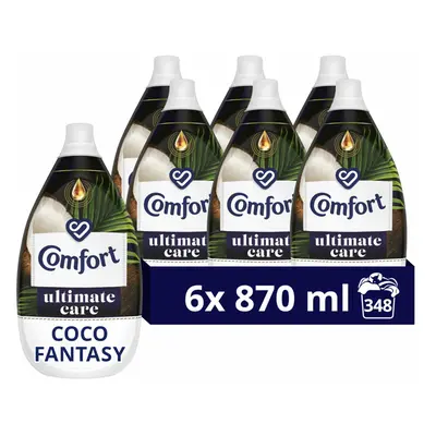 Comfort Ultimate Care Coco Fantasy Ultra-Concentrated Fabric Conditioner bottle made of 100% rec