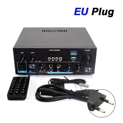 (EU Plug) Ak55 900w Home Power Amplifier 2.0 Channel Bluetooth 5.0 Hifi Digital Stereo Sound Amp