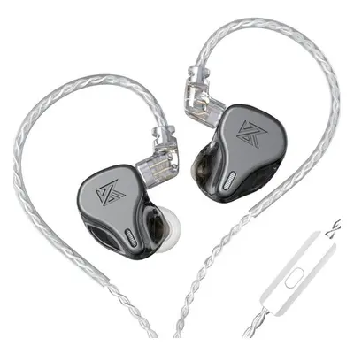 (black, microphone) Kz-dq6 Three -unit Dynamic Ring In -ear Headphones Hifi Line Control Noise R