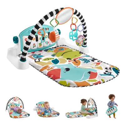 Baby Activity Mat Glow and Grow Kick & Play Piano Gym, Portable Musical Toy with Smart Stages Le