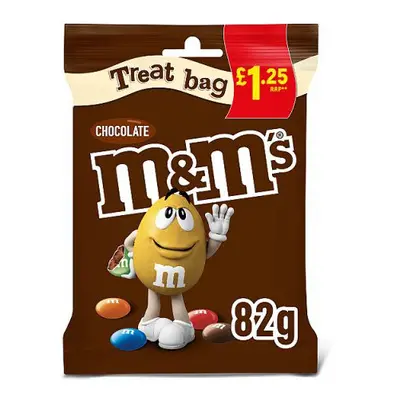 M&M's Milk Chocolate Bites Treat Bag 82g (Case of x 82g)