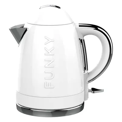 The Funky Appliance Company 1.7 Litre Funky White Kettle UK Plug