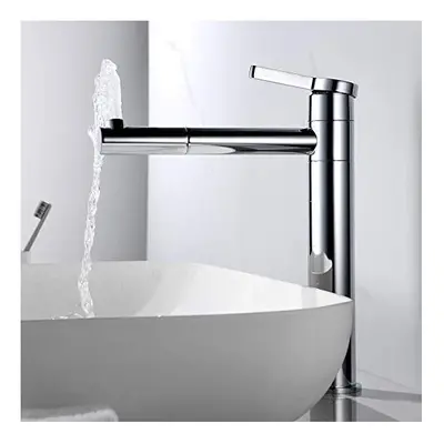 Ibergrif M11299 High Basin Tap, 360Rotatable Bathroom Sink Mixer Faucet, High Spout 229MM Mixer 