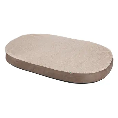 Kerbl Memory-Foam Oval Mattress, x x cm, Grey/Beige