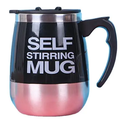 (D) 400/450ml Automatic Electric Magnetic Self Stirring Mug Coffee Milk Mixing Mug Smart Stainle