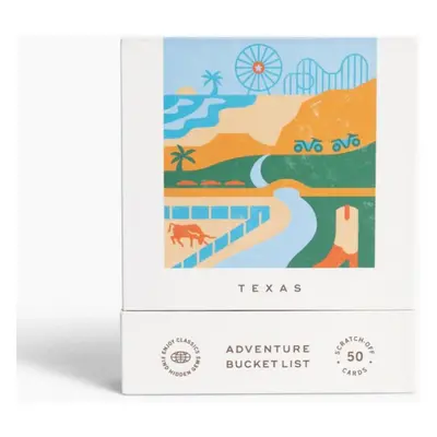 Texas Adventure Bucket List: Scratch-Off Cards for Outdoor Activities Tourist Attractions and Ro