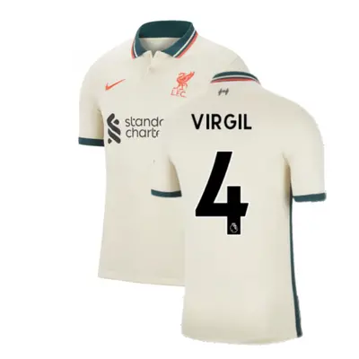 (LB) Liverpool Away Shirt (Kids) (VIRGIL 4)