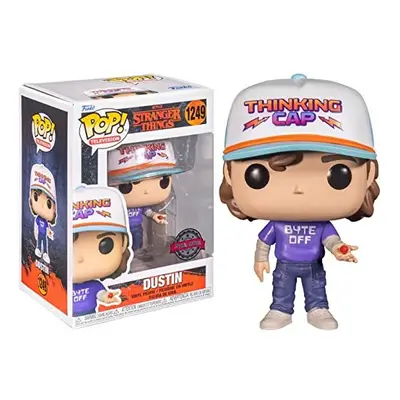 Funko POP! Television Stranger Things Dustin 4.05-in Vinyl Figure GameStop Exclusive