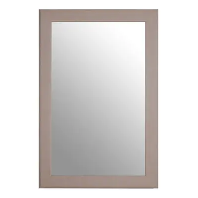 Large Wall Mirror, Grain Pattern Grey Frame Mirror for Home, Office, Closet