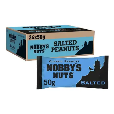 Nobby's Nuts Classic Delicious and Simple Salted Peanuts, Vegetarian, g (Case of Bags)