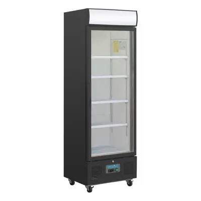 Polar G-Series Upright Display Fridge 368Ltr Black